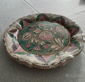 ceramica vintage con smalto craquelé