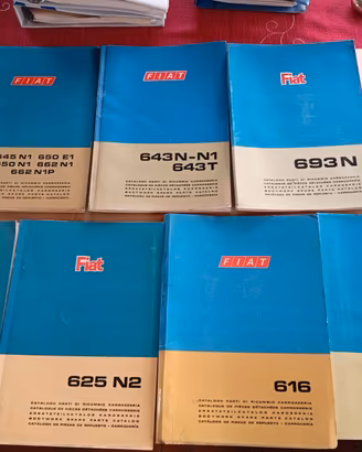FIAT 616 643 625 662 650 645 693 Catalogo Ricambi