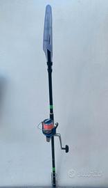 Canna da pesca maver con mulinello shimano

