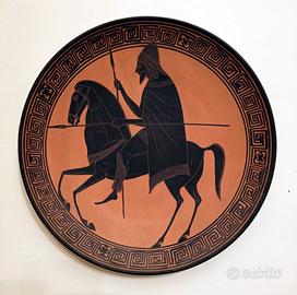 2 Piatti Terracotta Personaggi Storici (dettaglio)