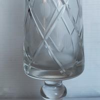 Set 3 Calici Flute Vintage in Vetro Lavorato