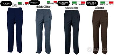 PANTALONE CLASSICO UOMO LANA PETTINATA INVERNALE