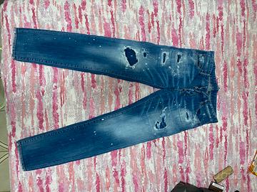 Jeans Dsquared2 uomo slim fit originali tg 48