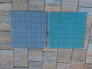 piastrelle plastica giardino