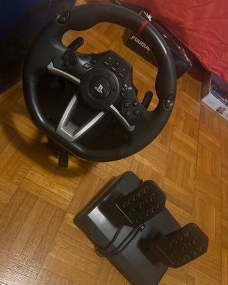 Volante Hori Racing Wheel Apex + Pedaliera PS4/PS3