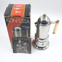 VEV ,Caffettiera Espresso KONTESSA inox18/12 da 6t