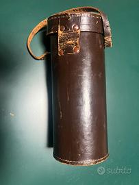Custodia  vintage in pelle per teleobiettivo