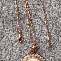 Collana con cammeo oro 