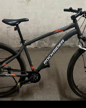 Bici ROCKRIDER MTB ST-120 grigio-arancione
