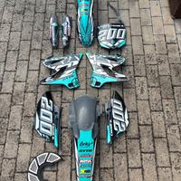 Kit plastiche Yamaha YZ 125 (2020) con grafiche