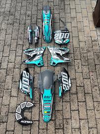 Kit plastiche Yamaha YZ 125 (2020) con grafiche