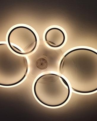 lampada led da soffitto con piccolo ventilatore 