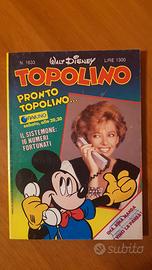 Topolino libretto Disney n.1633 del 15 Marzo 1987