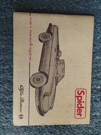libretto uso e manutenzione alfa spider