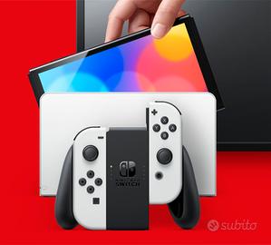 Nintendo Switch Oled+3anni garanzia+accessori