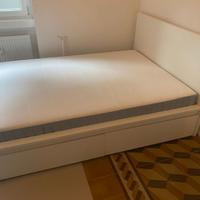 Letto con cassettoni Ikea 140*200 + materasso