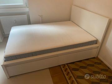 Letto con cassettoni Ikea 140*200 + materasso