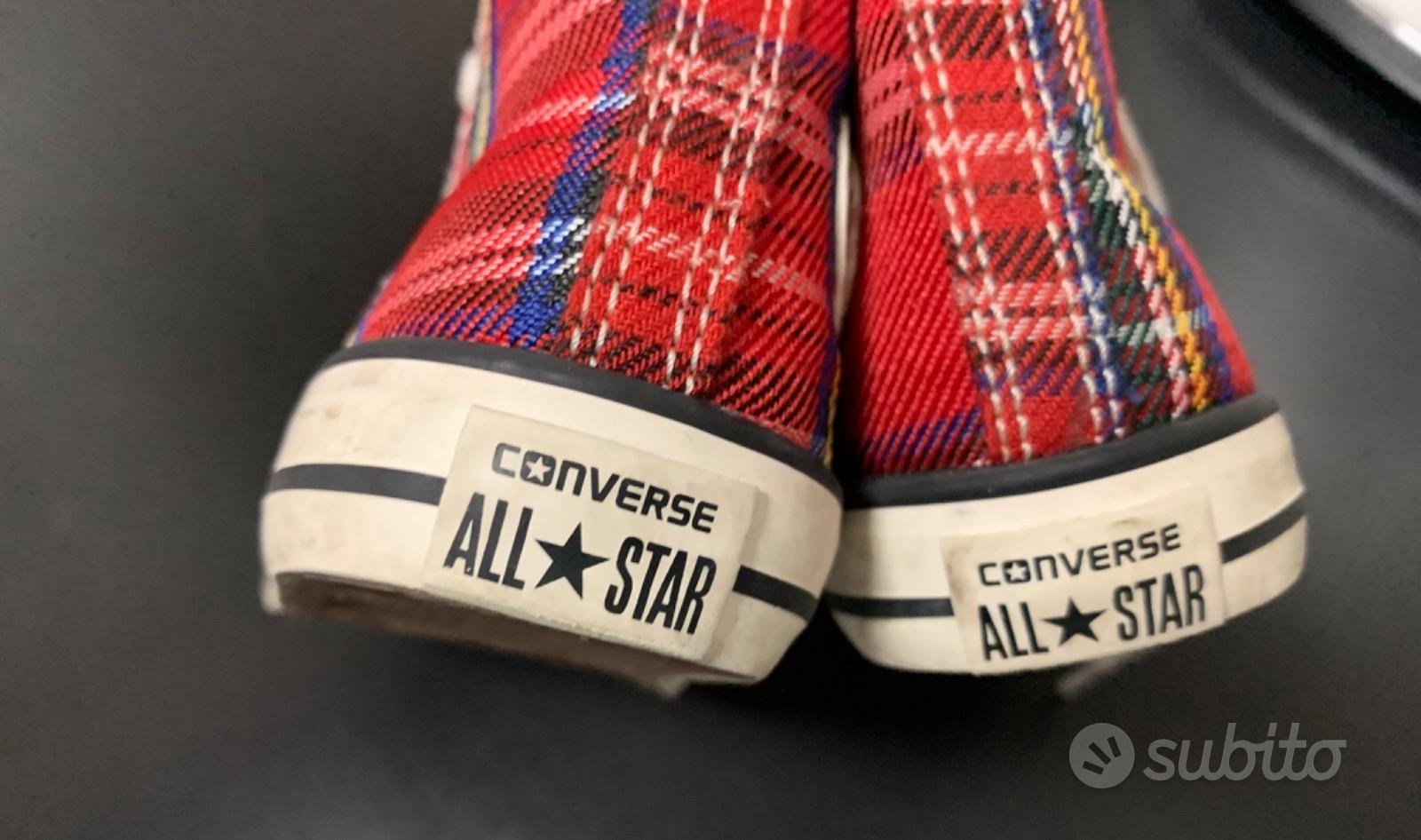 Converse All Star scozzesi 21 Tutto per i bambini In vendita a