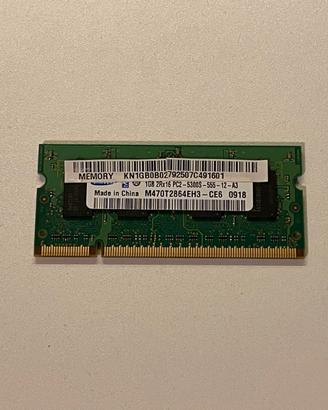 RAM Samsung 1GB DDR2 PC2-5300S 667MHz