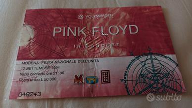 ticket Concerto Pink Floyd  Modena 17/09/1994