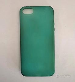 cover trasparente azzurra per iphone 5/5s