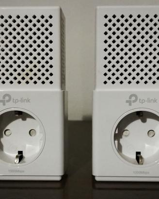 Powerline TP-Link AV1000 GigaBit - Presa Passante