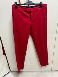 Pantaloni uomo rossi