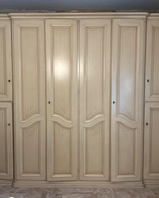 Armadio stile veneziano legno massello