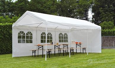 Gazebo Car Parking GAZ160 — 6x3 metri IMBALLATO