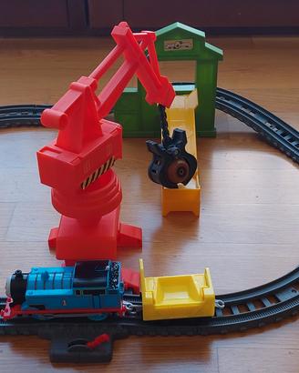 trenino Thomas Cassia Crane & cargo set