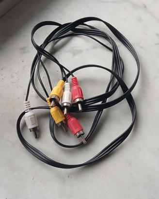 cavo connettore audio/video RCA