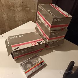 4 confezioni di cassette Sony HF 60N nuove.