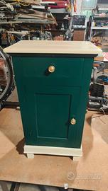 Mobile comodino vintage in legno