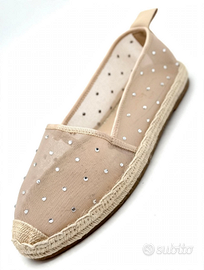 Titolo: Espadrillas H&M Beige con Strass - Nuove c