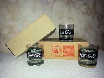 Bicchieri Coca Cola Collezione Liberty