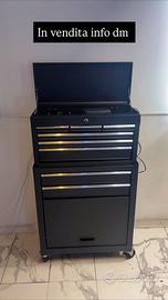 Carrello tatuatore meccanico barbiere come nuovo