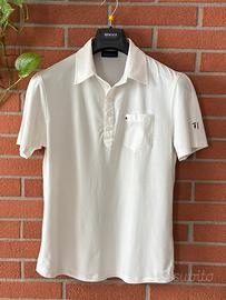 Trussardi Jeans Polo bianca manica corta Tg. M