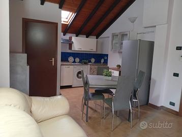 Bilocale arredata in palazzina nel verde