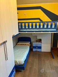 Cameretta a soppalco concept Moretti