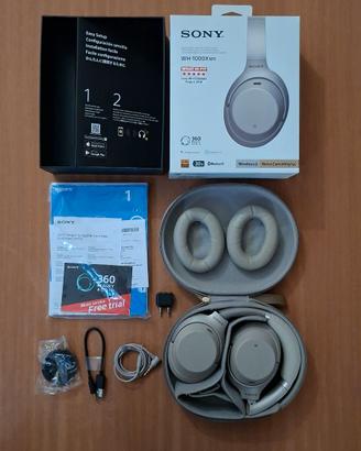 Sony WH-1000XM3 beige per ricambi – pari al nuovo,