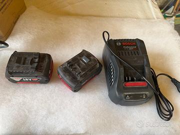 Bosch Professional caricabatterie + 2 batterie