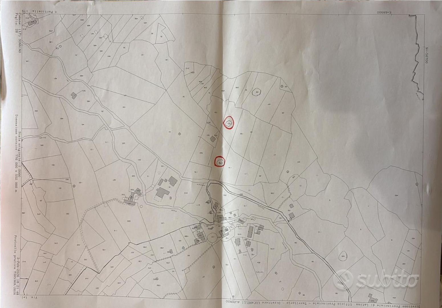 Terreno di 4539mq con uliveto secolare-Sonnino(LT) - Vista 4