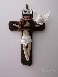 Crocifisso uncinetto