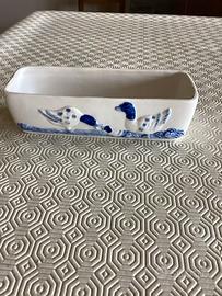 Portaoggetti/vaso in ceramica con papere