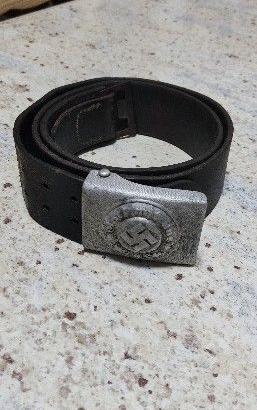 ww2 no elmetto tedesco cintura POLIZEI