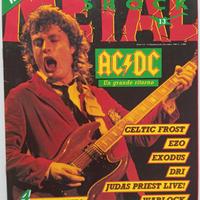 Metal Shock Numero 13 ACDC anno 1987