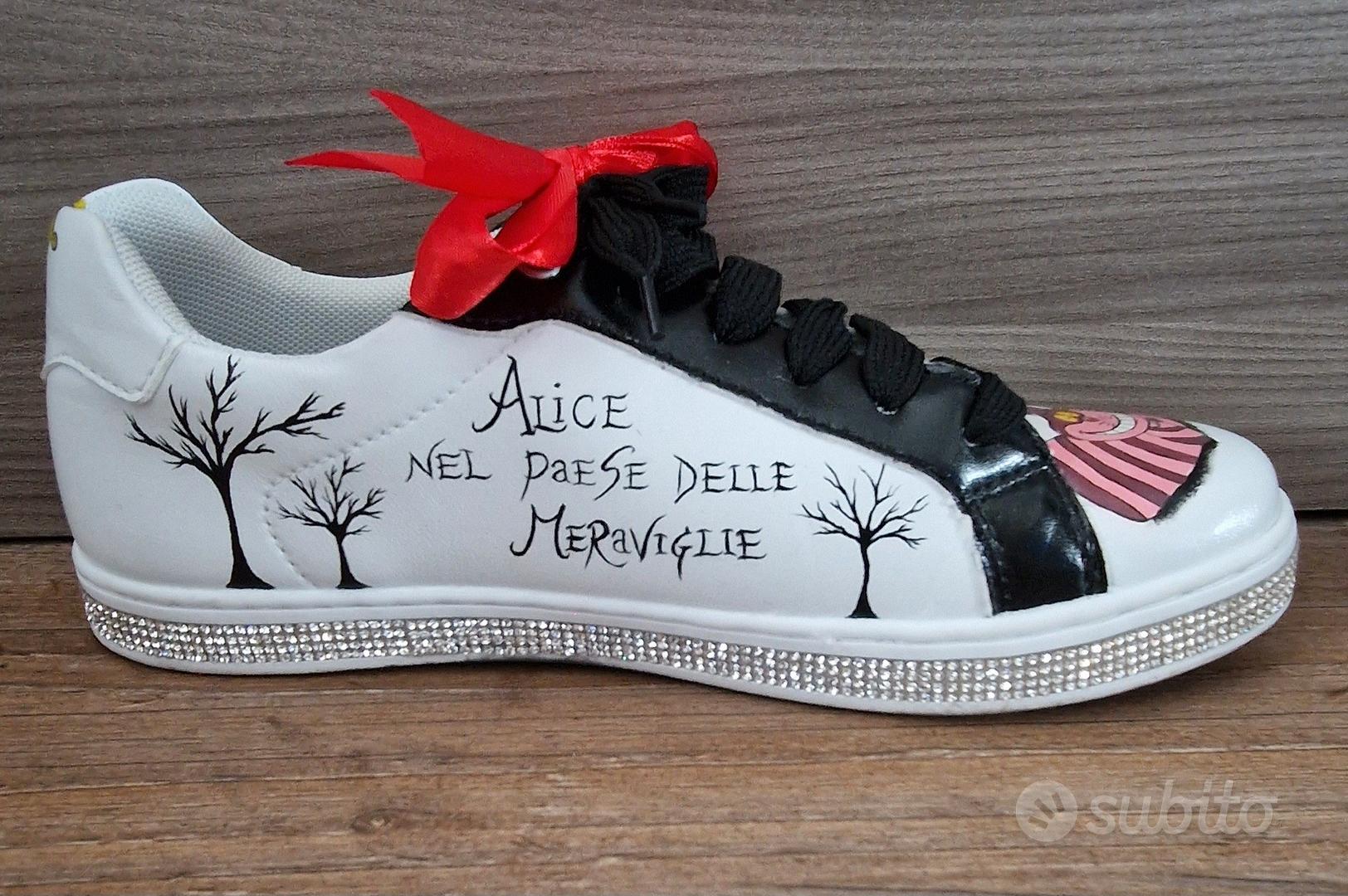 Scarpe alice nel paese sale delle meraviglie