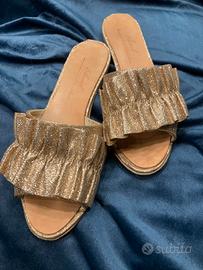 Sandali Ciabattine Oro Anniel