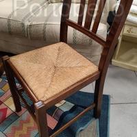 Codice: 8825 SET N.4 SEDIE STILE ARTE POVERA CON