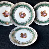 Set di 4 Piatti in Porcellana, Bavaria Germania